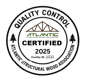 Atlantic Structural Wood Association quality control certified 2025 seal